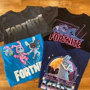 Set of 4 Boys Fortnite Tees